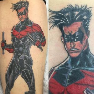 Nightwing Tattoo by Ryan Whitson #Nightwing #DC #comics #RyanWhitson