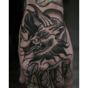 Devil Tattoo by Jake Hodson #devil #demon #traditional #JakeHodson