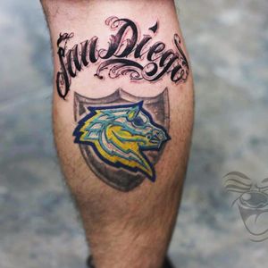 San Diego Chargers tattoo by Character. (Via IG - character86) #nfl #sports #SanDiego #SanDiegoChargers #CoverUp