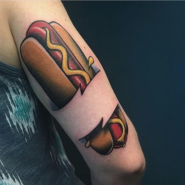 Couple of corn dogs tattoos  Electric Legacy Tattoo  Facebook