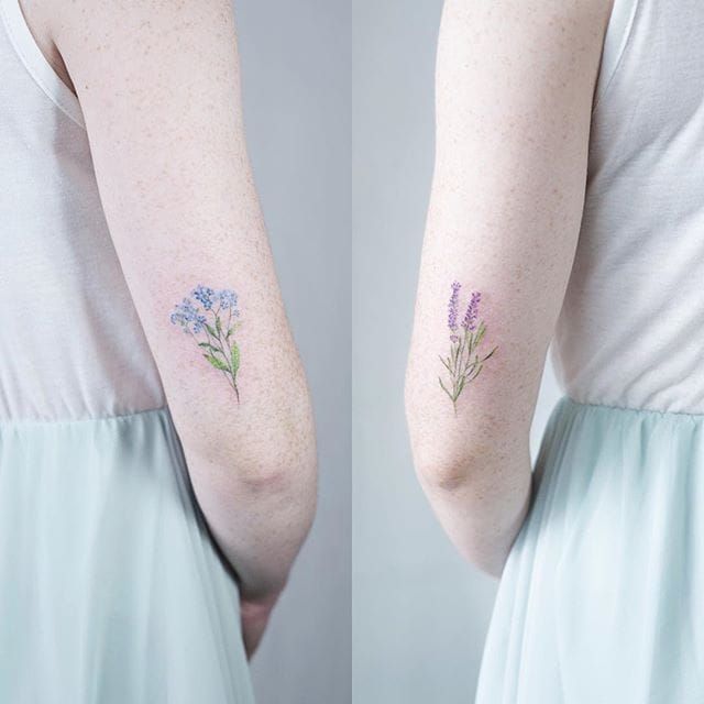 Forget Me Not Tattoo