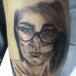 A Mia Khalifa portrait tattoo. #MiaKhalifa #Porn #PornTattoo #Portrait