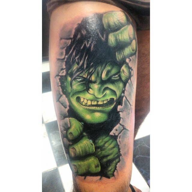 Hulk  Comic and Cartoon  Worldwide Tattoo Canada