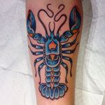 Lobster Tattoo by Phil Berge #Lobster #crustacean #ocean #PhilBerge