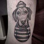 Cão marinheiro #SusanneKonig #Suflanda #blackwork #pontilhismo #dotwork #traditional #tradicional #gringa #cao #dog #cachorro #pet #petlover #doglover #marinheiro #sailor #cachimbo #smokingpipe #chapeu #hat
