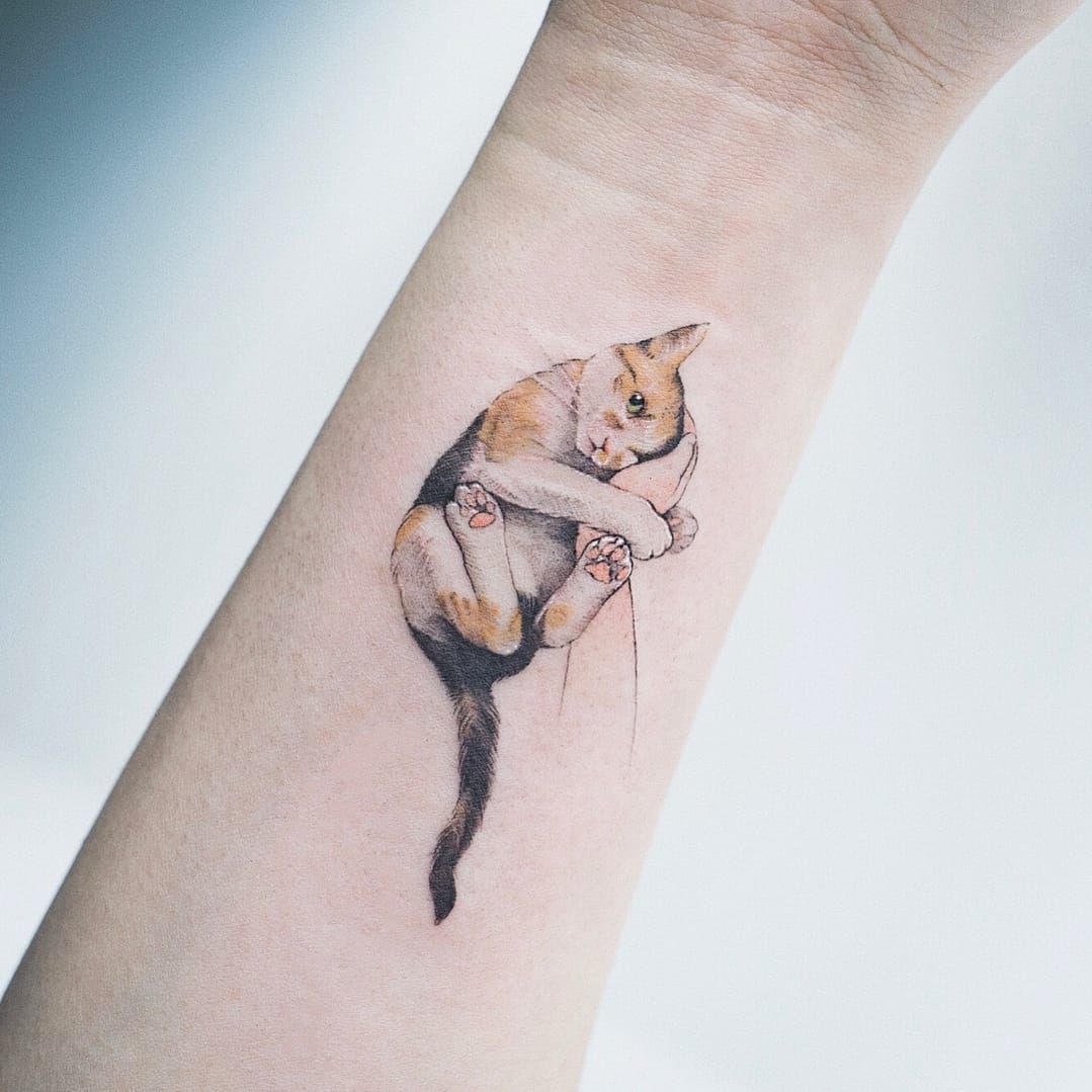 Best Small Cats Tattoo Ideas  2022  Cat tattoo small Cat tattoo Cat  tattoo simple
