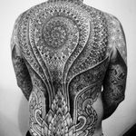 Tattoo by Alvaro Flores #patternwork #patternworktattoo #backpiece #backpiecetattoos #backtattoo #blackwork #blackworktattoo #AlvaroFlores
