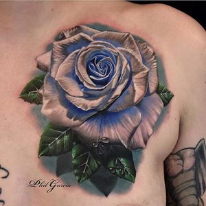 Rose Tattoo by Phil Garcia #rose #realisticrose #rosetattoos #realism #hyperealism #PhilGarcia