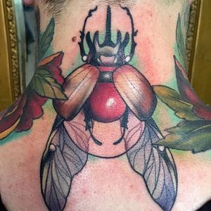 Bug tattoo #GiaRose #neotraditional #bug