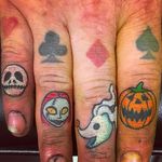Nightmare Before Christmas Halloween Tattoo by @Allangraves #Allangraves #Hauntedtattoos #Halloween #Halloweentattoo