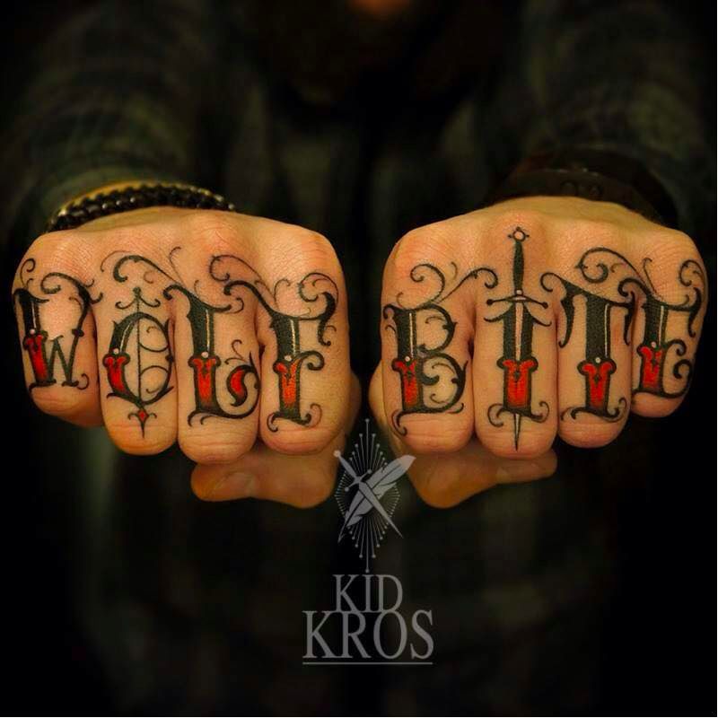 50 Best and Most Unique Knockout Knuckle Tattoos