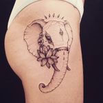 Elefante por Marta Carvalho! #MartaCarvalho #TokaStudio #tattoobr #tattoodobr #elefante #elephant