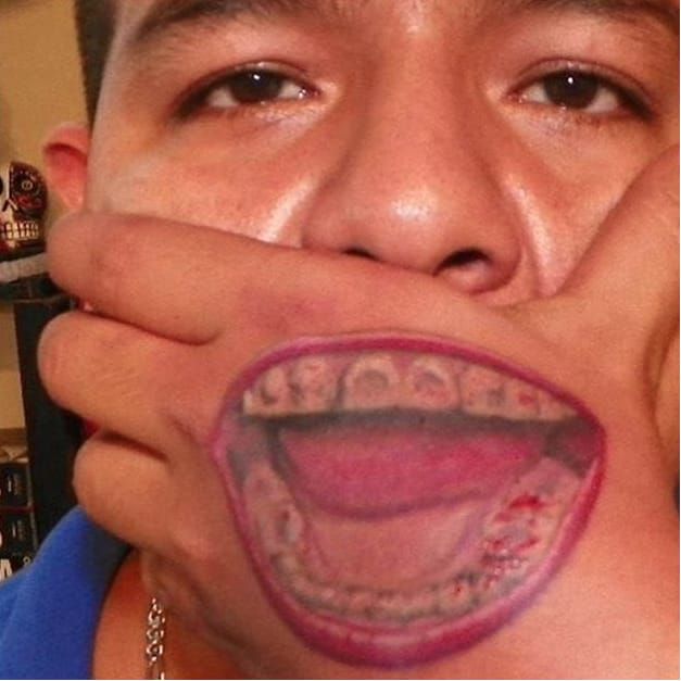 Tattoo Uploaded By Xavier Failed Suicide Squad Joker Hand Tattoo Via Suckytattoos On Instagram Wtf Tattoofail Fail Horrible Scratcher Tattoodo