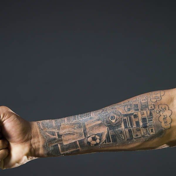 Tattoo Uploaded By Jordan Dailey Gabriel Jesus Tattoo Neymar Neymarjr Gabrieljesus Soccertattoos Brazil Tattoodo
