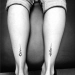 Unalome tattoo by Patrick Macdonald. #unalome #sacredgeometry #symbol #subtle