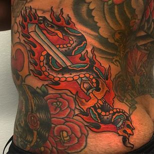 Tatuaje de Fudo Myoo por Mikey Sarratt