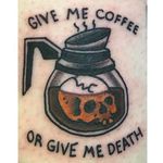 Reasonable request. By Carlos Gonzales (via IG -- southwaterstudios) #carlosgonzales #coffee #coffeepot #coffeetattoo #coffeepottattoo