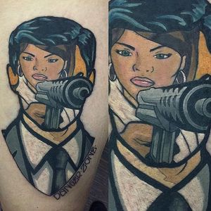 Archer Tattoo by Jay Joree #Archer #ArcherTattoos #cartoon #popculture #JayJoree