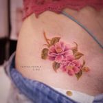Miniature color realism camellia by g.no. #miniature #cute #realism #colorrealism #flower #camellia #gnotattoo
