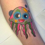 Jelly Fish Tattoo by Pengi Tigerstyle @PengiTattoo #PengiTattoo #PengiTigerstyle #Cute #JellyFish #AnimalTattoo #Germany