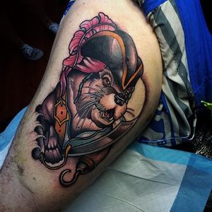 Otter Tattoo by Jesse Taylor #otter #animaltattoo #neotraditional #JesseTaylor