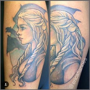 Daenerys Targaryen by Erica Flannes (IG-ericaflannes) #daenerystargaryen #khaleesi #gameofthrones #EricaFlannes #neotraditional