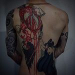 Tattoo by Gotch #japanese #japanesetattoo #japanesetattoos #bestjapanesetattoos #classicjapanese #Gotch #GotchTattoos #japanesebacktattoo