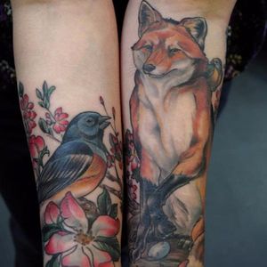 Sabe quem fez essa tattoo? Conta pra gente! #raposa #raposatattoo #fox #foxtattoo