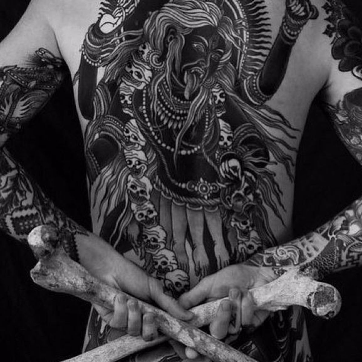 Tattoo uploaded by robert davies blackwork kali tattoo by alexander