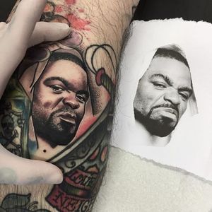 Method Man Tattoo by Gibbo #methodman #portrait #miniatureportrait #hiphop #music #popculture #miniature #Gibbo