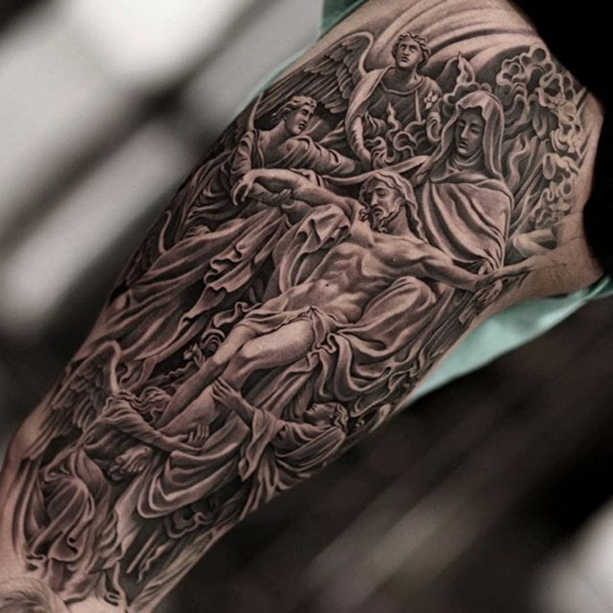 Tattoo uploaded by Ross Howerton • Jun Cha's (IG—juncha) divine black ...