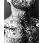 Tattoo by Matt Black #blackwork #dotwork #pattern #black #MattBlack