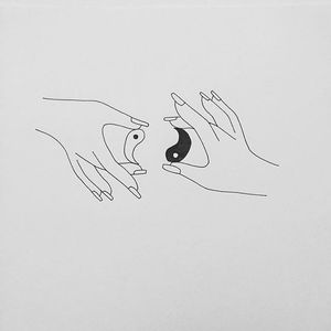 Yin and Yang by Rachel Howe (via IG-smallspells) #spiritual #handpoked #artist #illustrator #tarot #intuitive #SmallSpells #RachelHowe