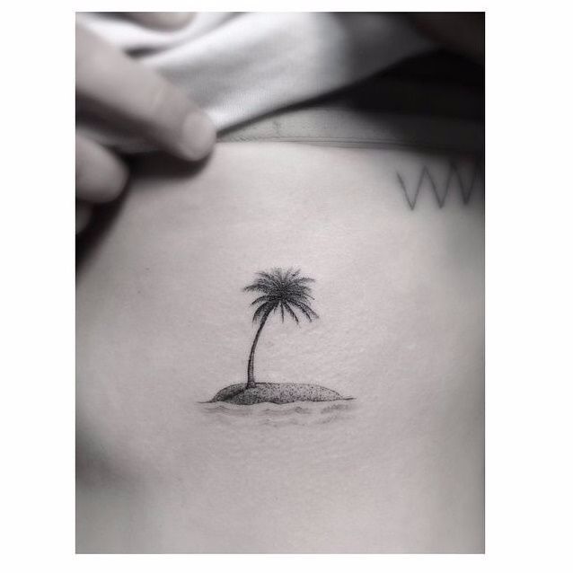 Palm tree tattoo palmtree tattoo coachella palmsprings cute  Palm  tree tattoo Tree tattoo Tattoos