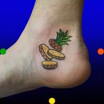 Pineapple tattoo by Roman Shcherbakov. #RomanShcherbakov #trippy #pineapple #fruit