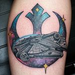 Rebel Alliance Tattoo by Adrian Aldaco #RebelAlliance #RebelAllianceTattoo #StarWarsTattoo #ForceAwakens #StarWars #AdrianAldaco