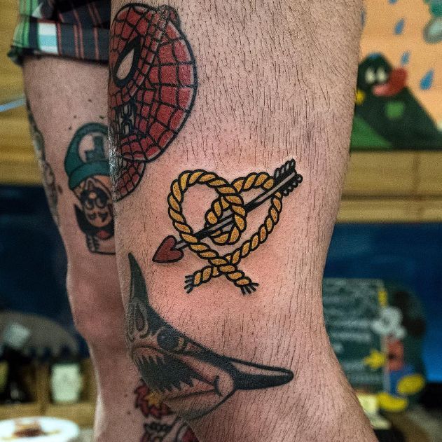 Knotty Rope Semi-Permanent Tattoo. Lasts 1-2 weeks. Painless and easy to  apply. Organic ink. Browse more or create your own. | Inkbox™ |  Semi-Permanent Tattoos