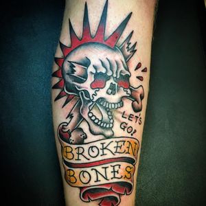 Another fun Rancid-inspired tattoo by Bryan Kienlen. (Via IG - bryan_kienlen)
