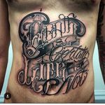 Lettering Tatto by Big Meas #lettering #script #blackandgrey #BigMeas