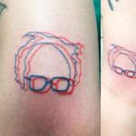 3-D Bernie Sanders by coryblacksleap via Instagram. #anaglyph #3D #BernieSanders #election2016 #2016