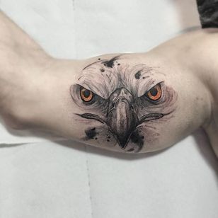 Tatuaje de águila por Felipe Mello #eagle #watercolor #sketch #watercolorsketch #watercolorartist #brazilianartist #FelipeMello