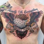 Eagle Tattoo by Pommie Paul #eagle #neotradtitional #animal #neotraditionalanimal #neotraditionalartist #PommiePaul