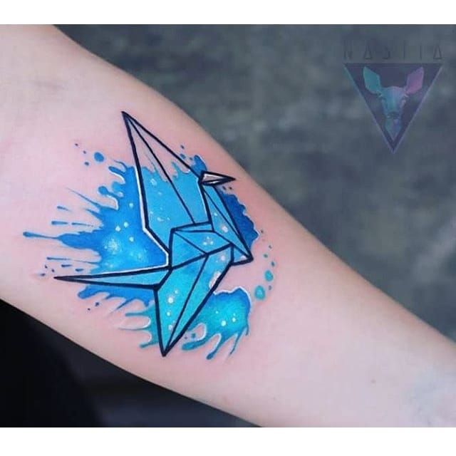 50 Poetic Origami Tattoos  Tattoodo