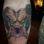 Predator heart tattoo by Chris Sparks. #heart #popculture #ChrisSparks #Predator