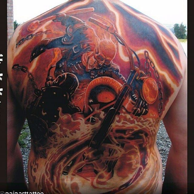 8 Blazing Ghost Rider Tattoos  Tattoodo