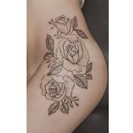 Roses tattoo by Tritoan Ly #TritoanLy #roses #rose #flowers