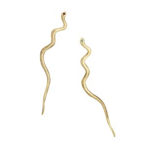 The Mokao Snake Hair Pin by Leo Black (photo by J. Sachs-Michaels) #jewelry #fashion #90s #fineart #LeoBlack