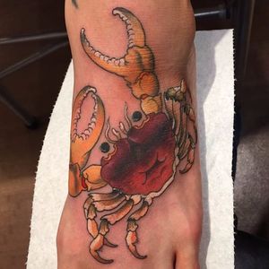 Crab Tattoo by Lango Oliveira #crab #japanesecrab #japanese #japaneseart #irezumi #LangoOliveira