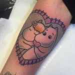 Moomin Heart Tattoo #Heart #HeartTattoos #Kawaii #CuteTattoos #KeelyRutherford