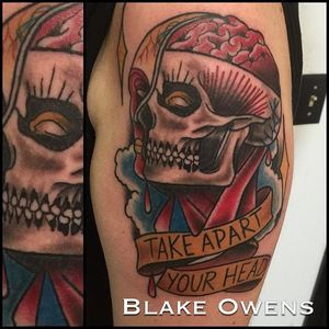 Brand New tattoo by Blake Owens. #brandnew #band #lyrics #music #bands